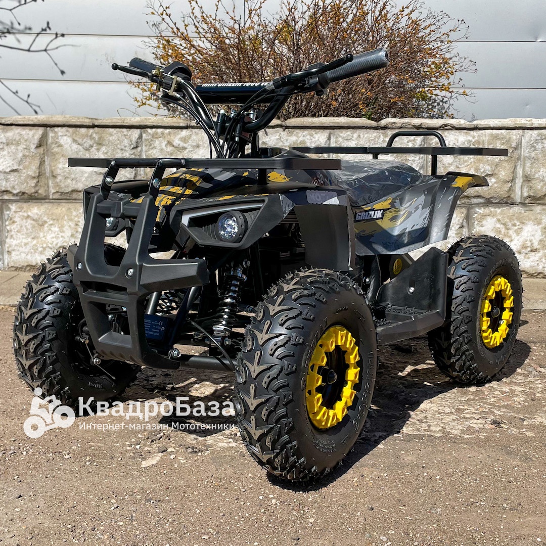 Детский электроквадроцикл Motax GRIZLIK MINI E1000 BW